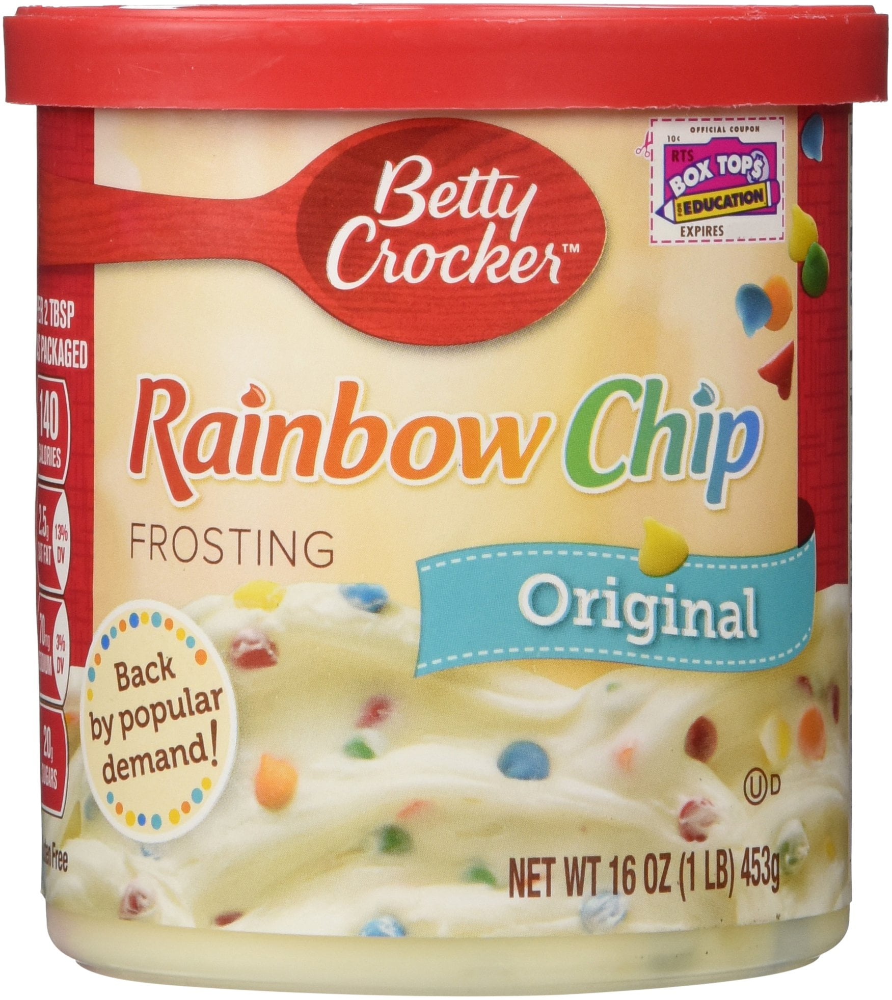 Betty Crocker Gluten Free Rainbow Chip Frosting 16 oz (Pack of 5)