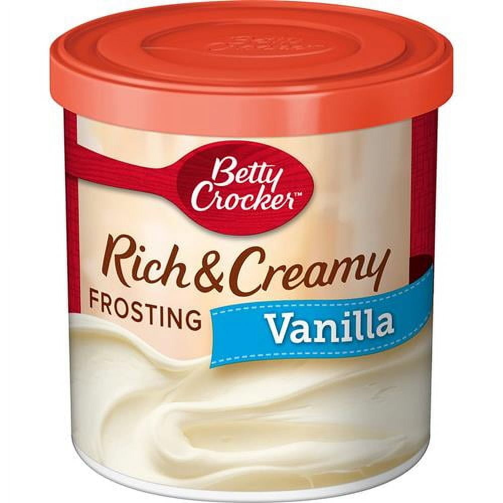 Betty Crocker Gluten Free Rich And Creamy Vanilla Frosting, Easter Treats, 16 Oz - Pack of 2