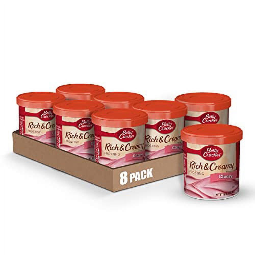 Betty Crocker Gluten Free Rich and Creamy Cherry Frosting, 16 oz. (Pack