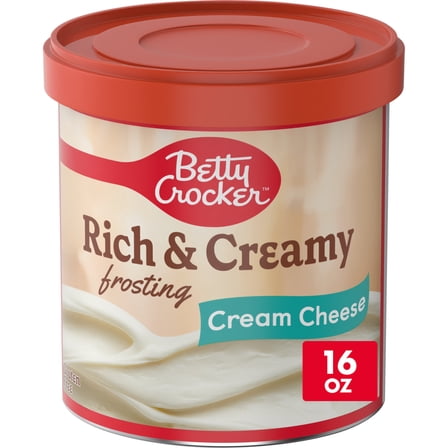 Betty Crocker Rich and Creamy Cream Cheese Frosting, Gluten Free, 16 oz