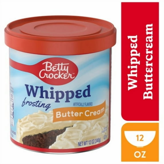 Betty Crocker Gluten Free Whipped Butter Cream Frosting Easter Treats 12 oz - Pack of 2