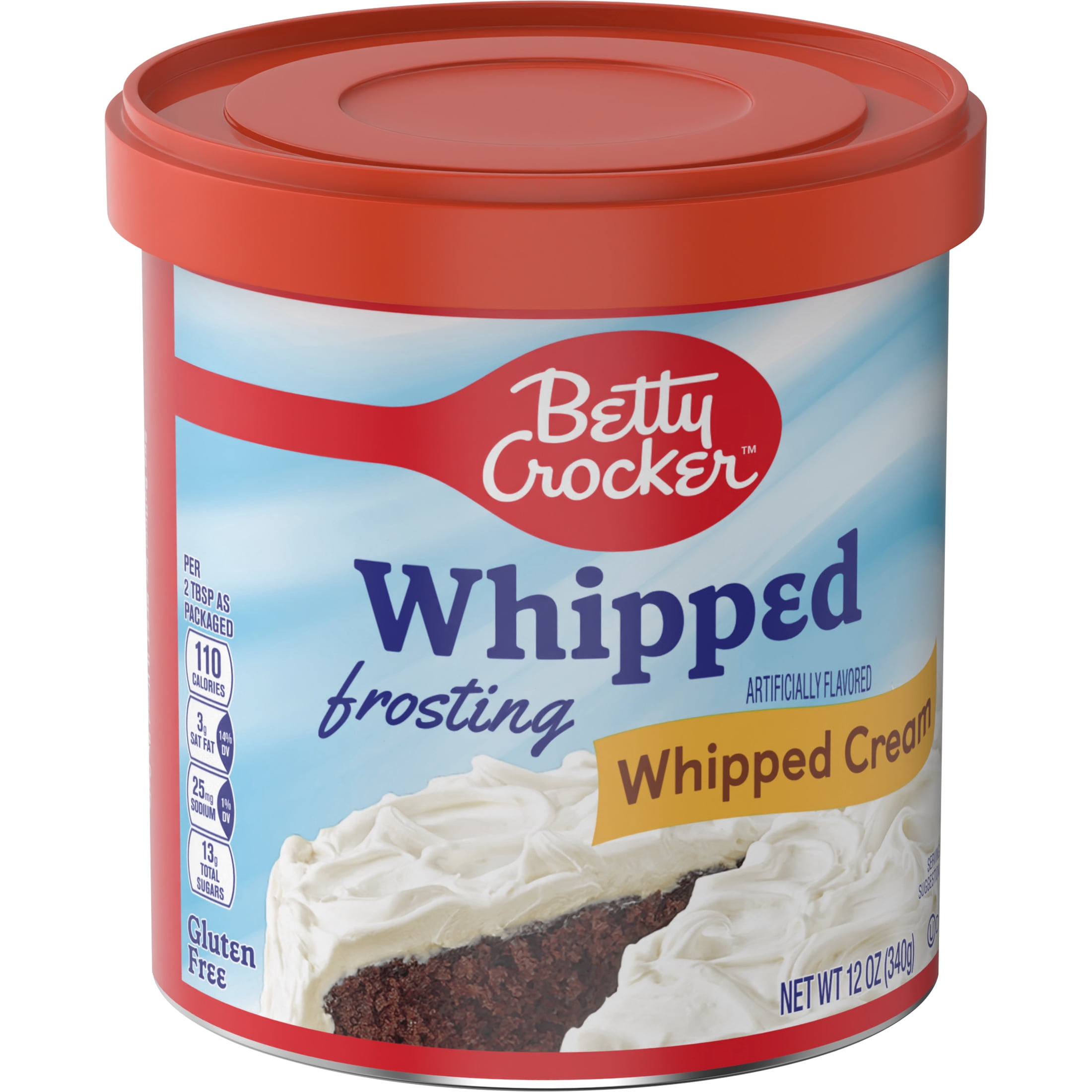 Betty Crocker Whipped Cream Frosting, Gluten Free, 12 oz