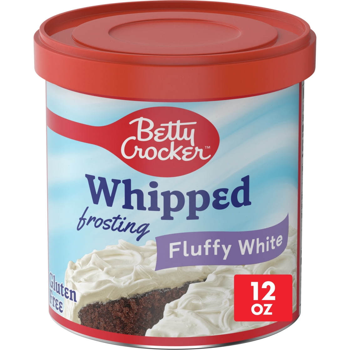 Betty Crocker Whipped Fluffy White Frosting, Gluten Free, 12 oz