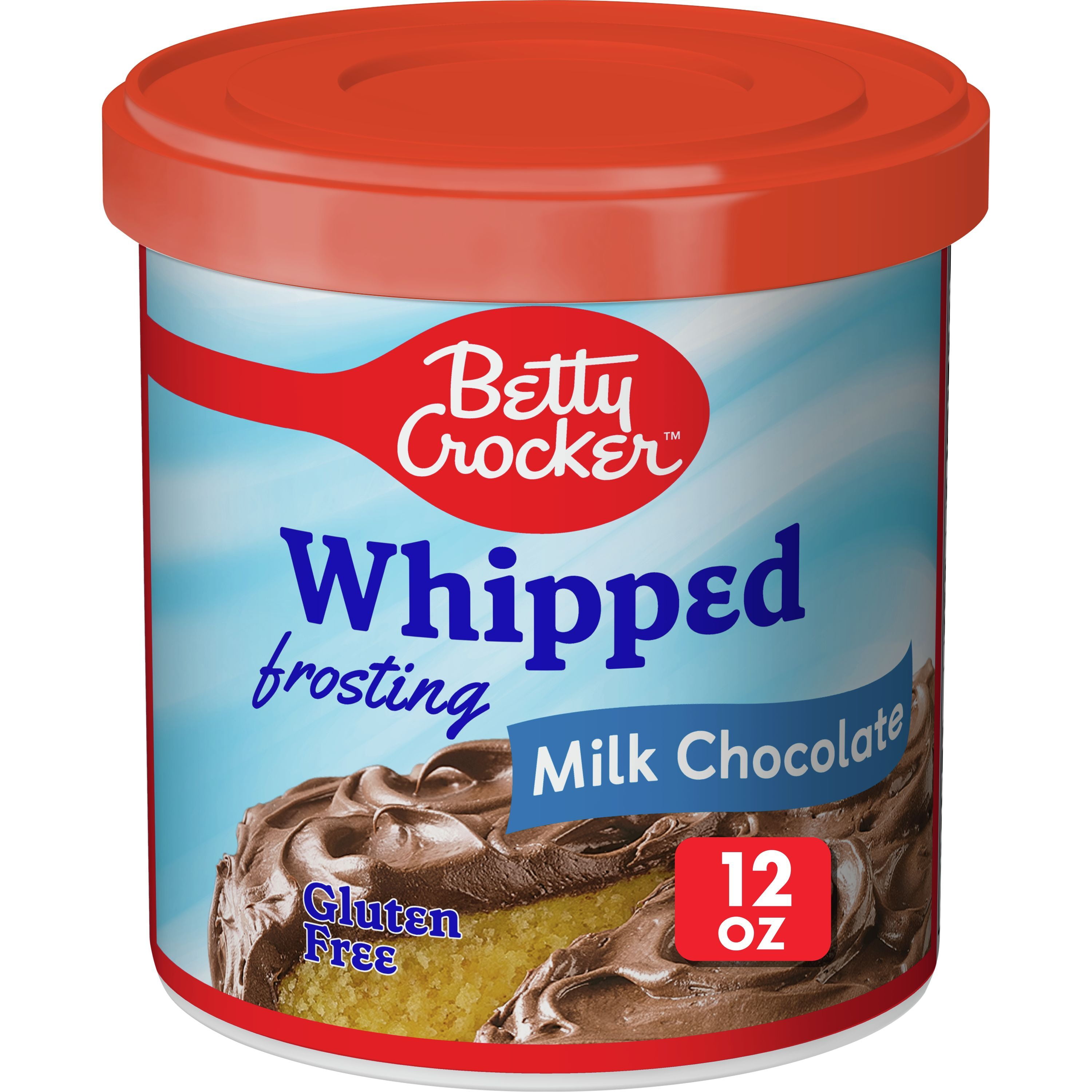 Betty Crocker Gluten Free Whipped Milk Chocolate Frosting, 12 oz