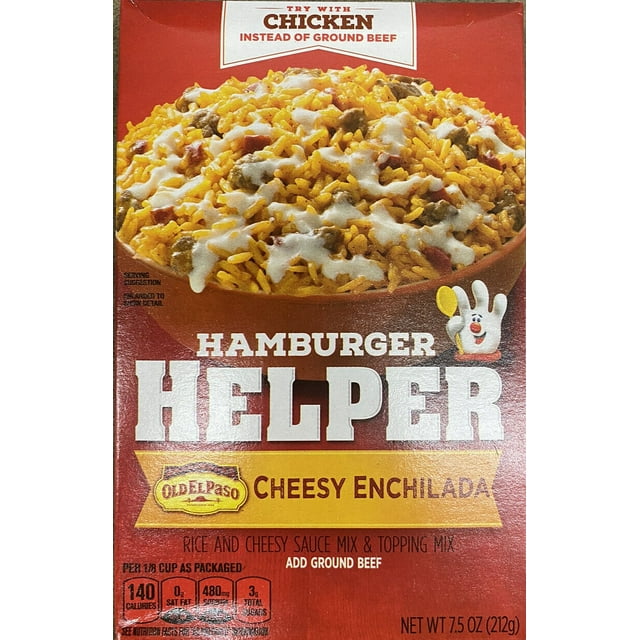 Betty Crocker Hamburger Helper CHEESY ENCHILADA Sauce Mix 7.5 oz Box