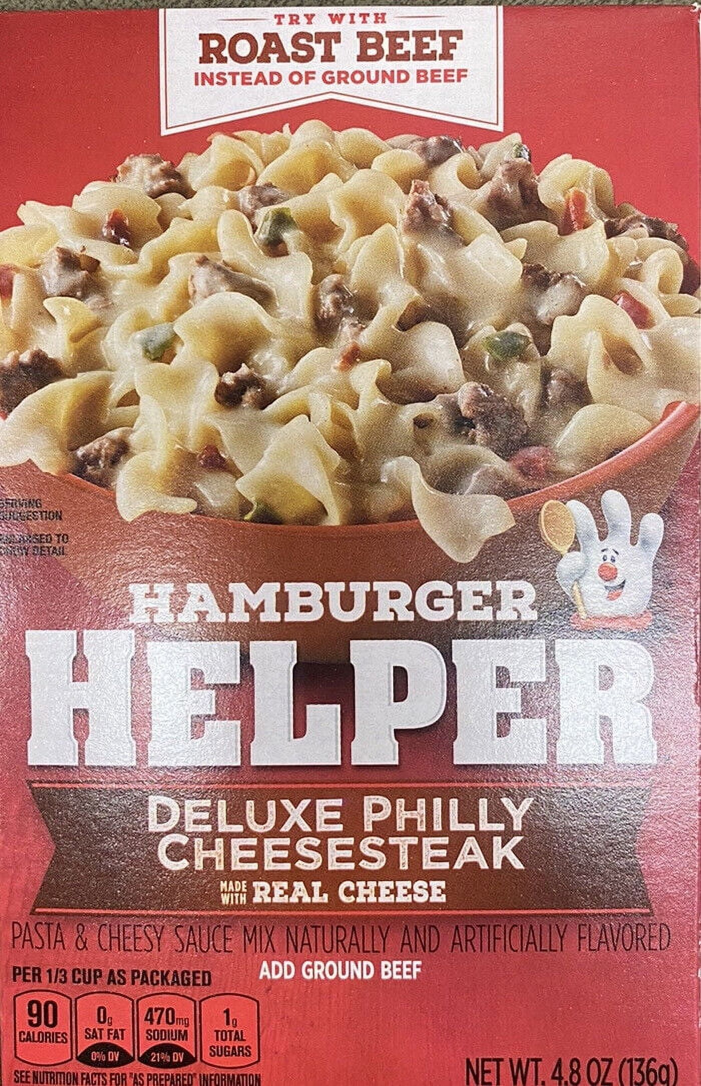 Betty Crocker Hamburger Helper DELUXE PHILLY CHEESESTEAK Sauce Mix 4.8