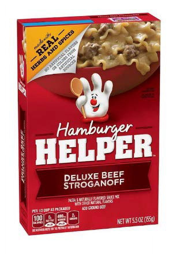 Betty Crocker, Hamburger Helper, Deluxe Beef Stroganoff, 5.5Oz Box