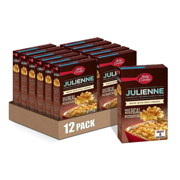 Betty Crocker Julienne Potatoes, Made with Real Cheese, 4.6 oz. (Pack of 13)