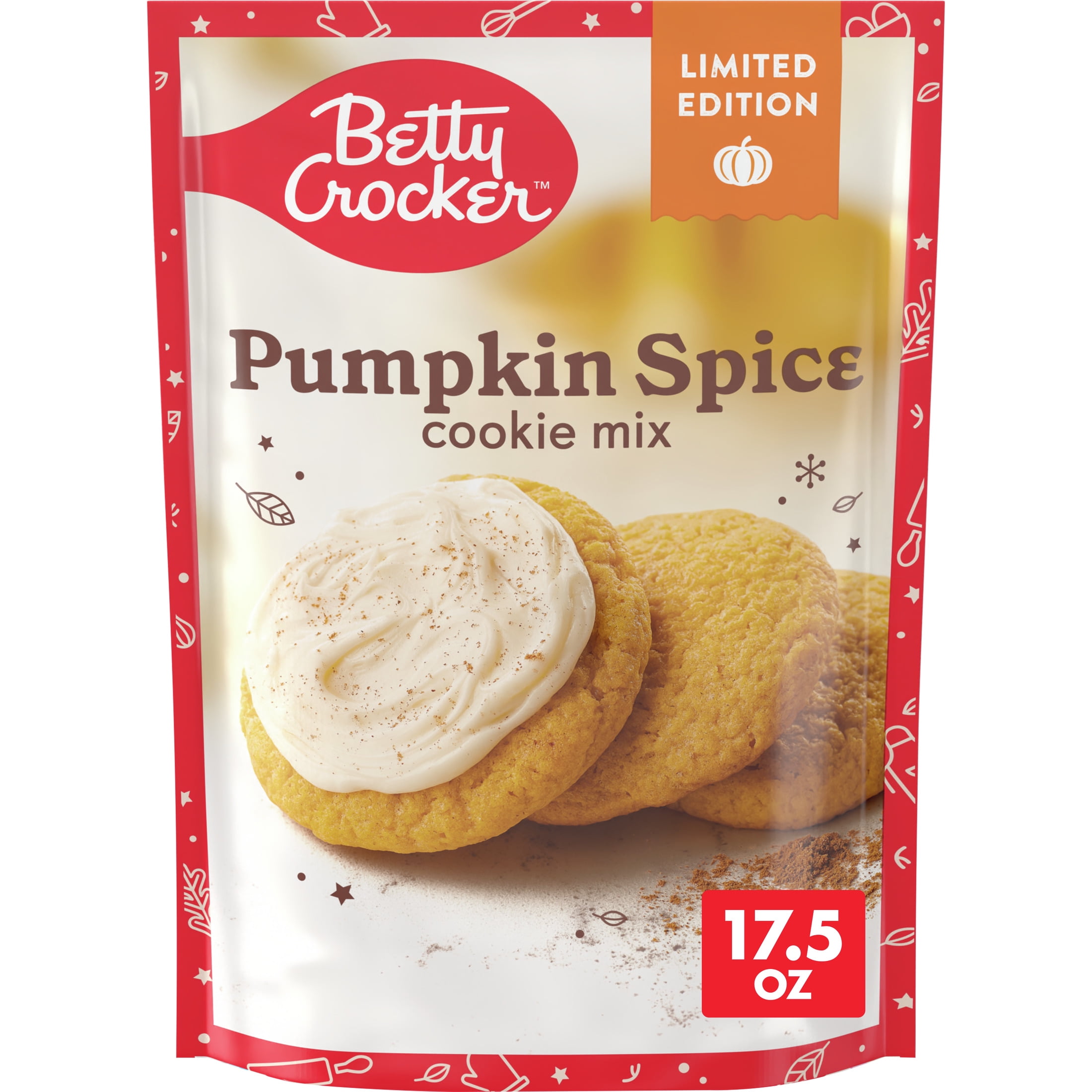 Betty Crocker Limited Edition Pumpkin Spice Cookie Mix, 17.5 oz