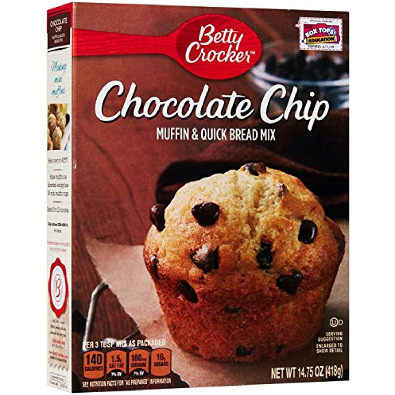 Betty Crocker Muffin MixChocolate Chip14.75 Oz