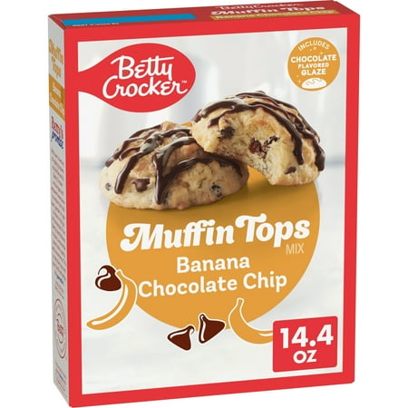 Betty Crocker Muffin Tops Mix, Banana Chocolate Chip, 14.4 oz