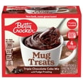 thumbnail image 1 of Betty Crocker Mug Treats Triple Chocolate Cake Mix - 4 ct, 1 of 1