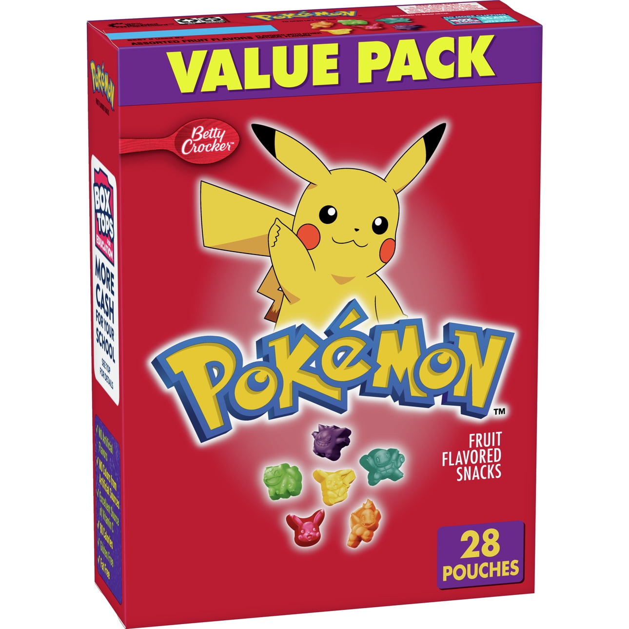 Betty Crocker Nintendo Pokémon, Fruit Snacks, 20 ct, 16 oz