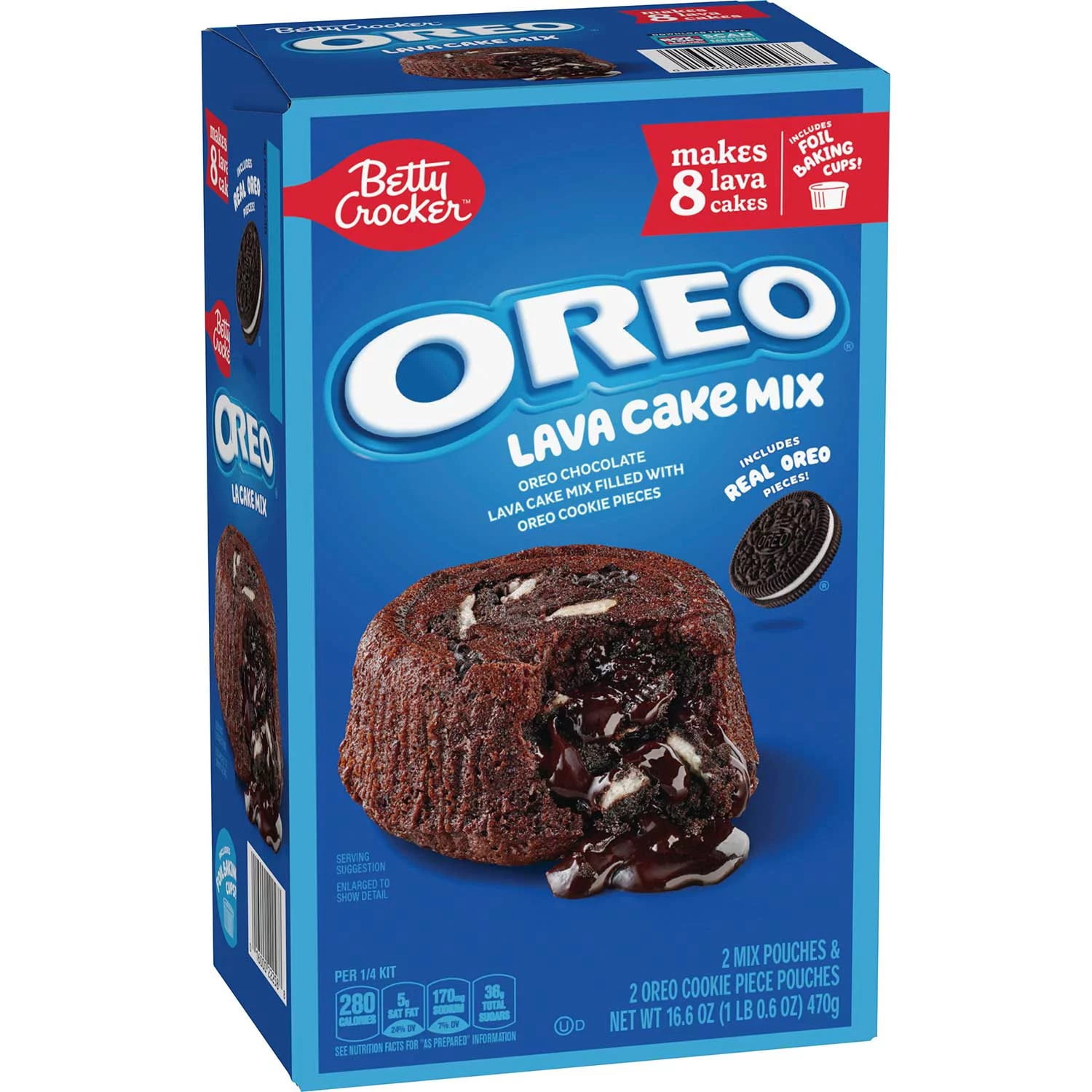 Betty Crocker Oreo Lava Cake, 16.6 Ounce (Pack of 2)