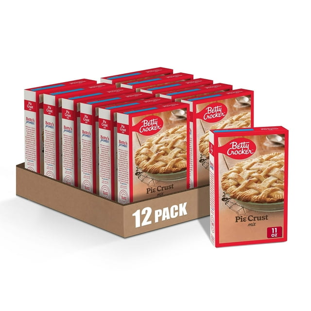 Betty Crocker Pie Crust Mix, Makes Two 9Inch Crusts, 11 Oz. (Pack Of