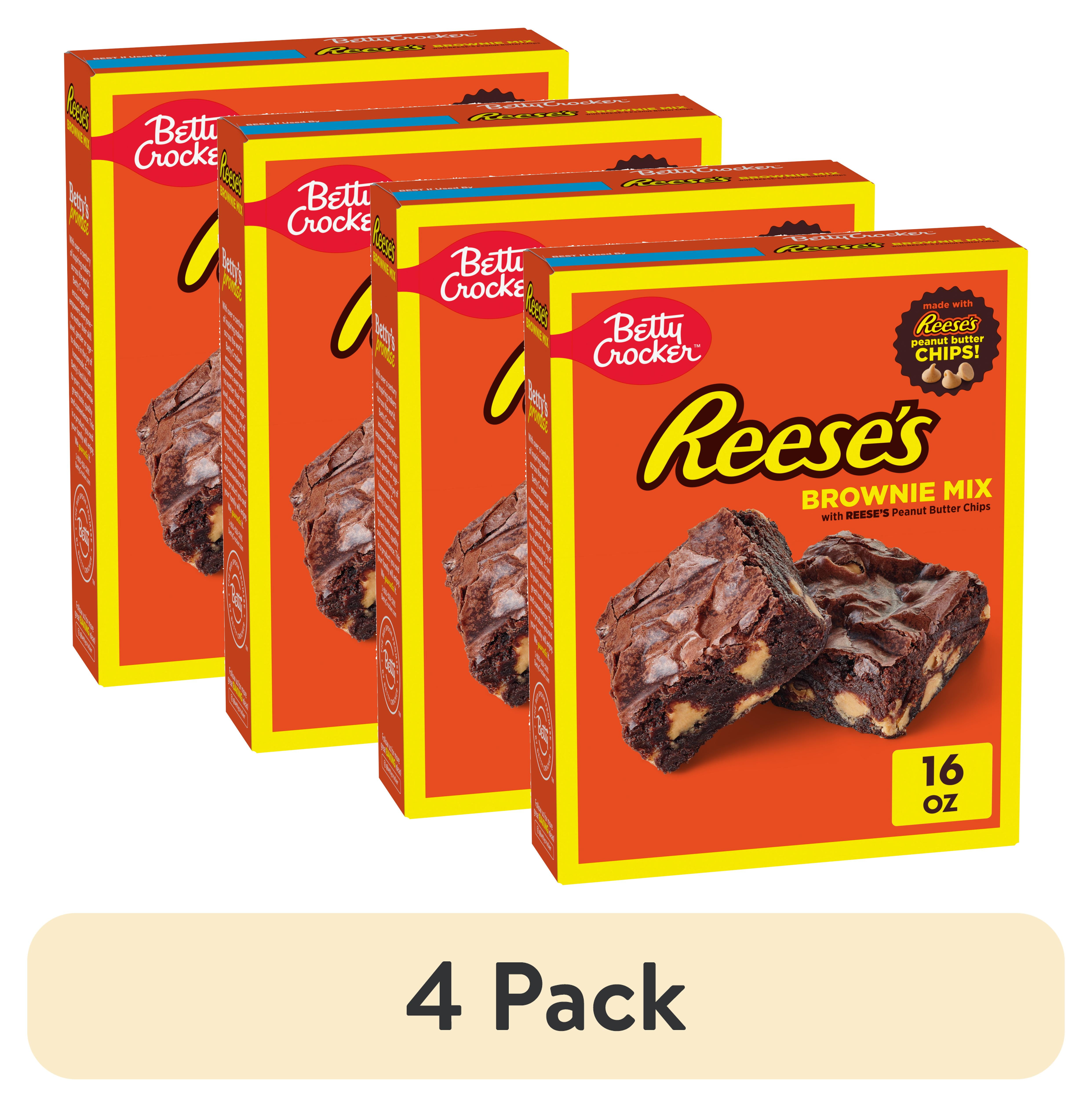 (4 pack) Betty Crocker REESE'S Brownie Mix With REESEâ S Peanut Butter