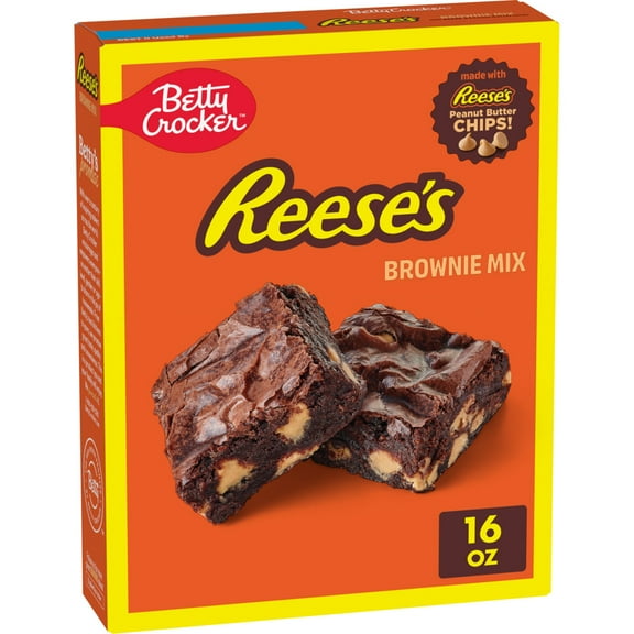 Betty Crocker REESE's Brownie Mix With REESE's Peanut Butter Chips, 16 oz