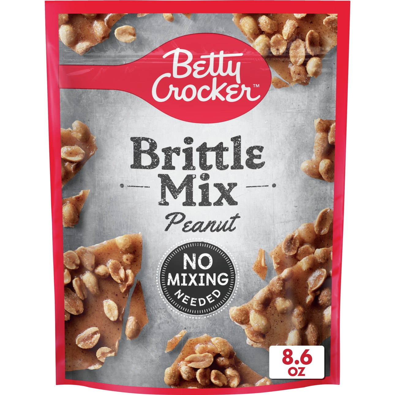 Betty Crocker Ready to Bake Brittle Mix, Peanut, 8.6 oz