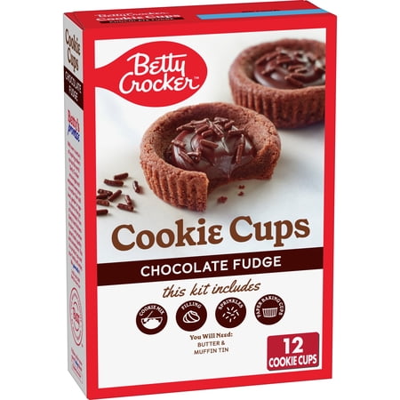 Betty Crocker Ready to Bake Chocolate Fudge Cookie Cups, 14 oz