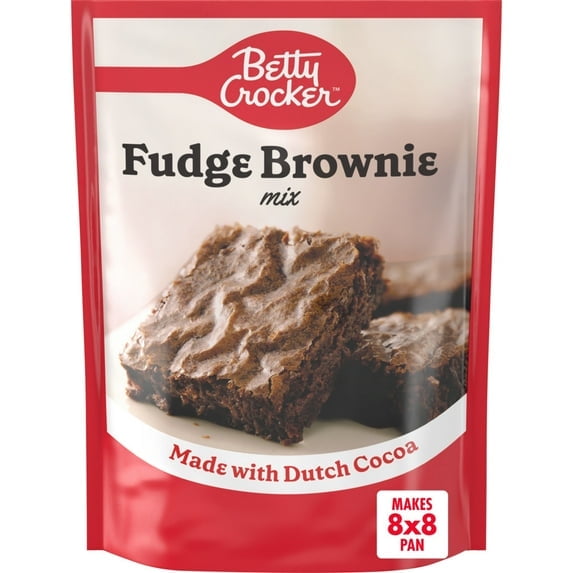 Betty Crocker Ready to Bake Fudge Brownie Baking Mix, 10.25 oz. pack of 1