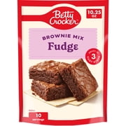 Betty Crocker Ready to Bake Fudge Brownie Baking Mix, 10.25 oz.