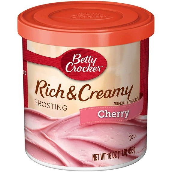 Betty Crocker Rich & Creamy Cherry Frosting 16 oz (Pack of 84)