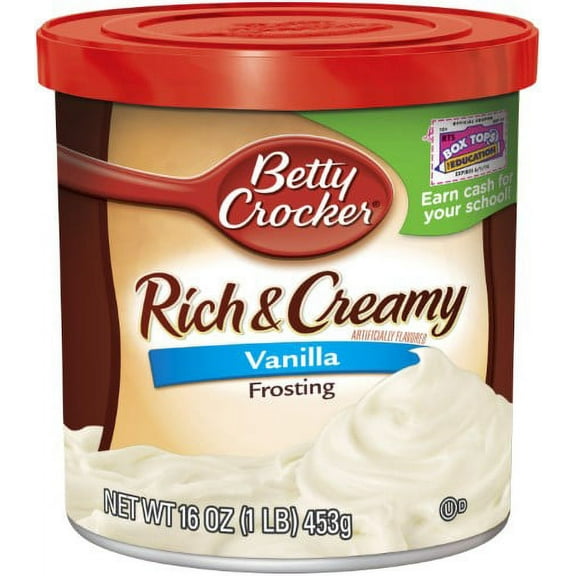 Betty Crocker Rich and Creamy Vanilla Frosting 16 oz (Pack of 3)