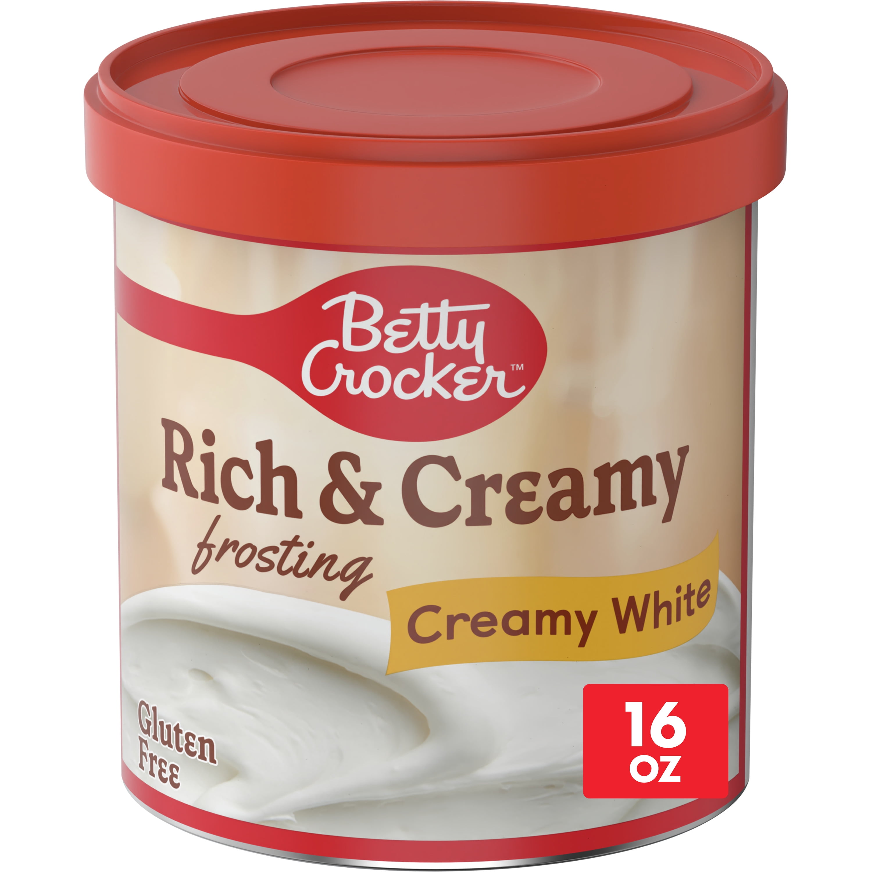 Betty Crocker Rich \u0026 Creamy Gluten Free Creamy White Frosting, 16 oz.