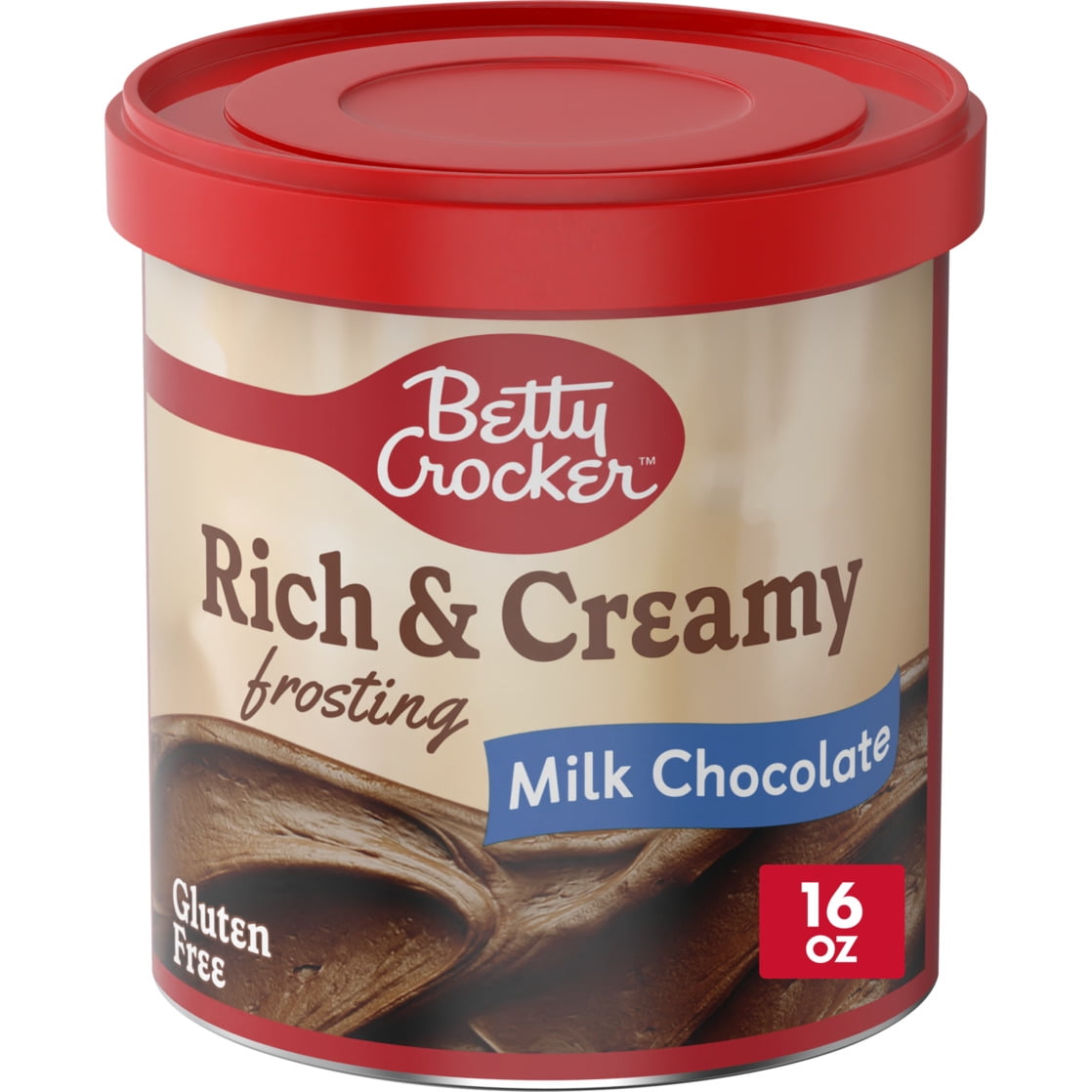 Betty Crocker Rich and Creamy Milk Chocolate Frosting, Gluten Free, 16 oz