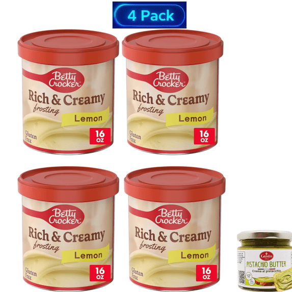 Betty Crocker Rich and Creamy Lemon Frosting, Gluten Free, 16 oz
