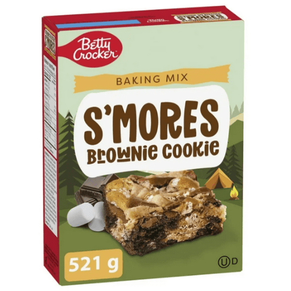 Betty Crocker S'MORES Brownie Cookie Baking Mix, Easy Baking Mix - 521g/18.3 oz