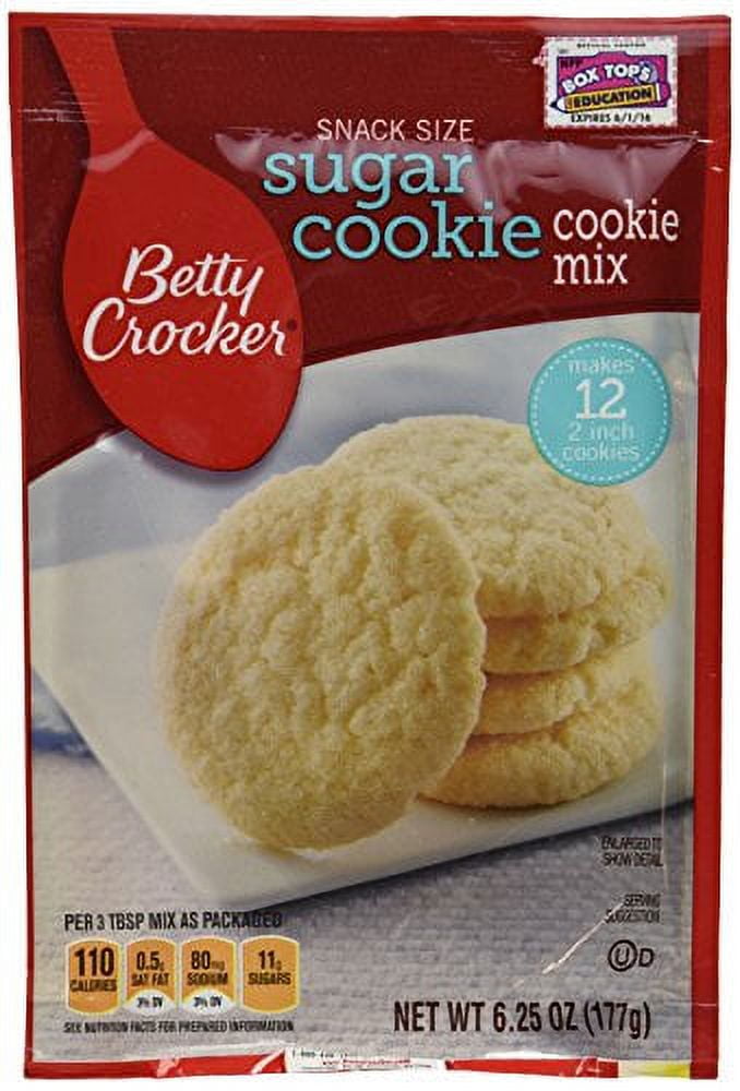 Betty Crocker Snack Size Cookie MixSugar6.25 Oz3 Pack
