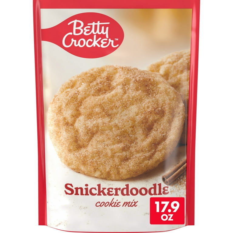 Betty Crocker Snickerdoodle Cookie Mix 17.9 oz, Easy to Make