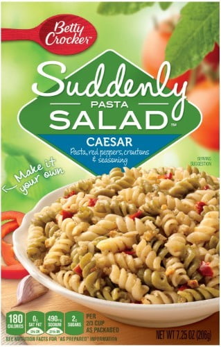 Betty Crocker Suddenly Salad Caesar Pasta Kit (Pack of 6)