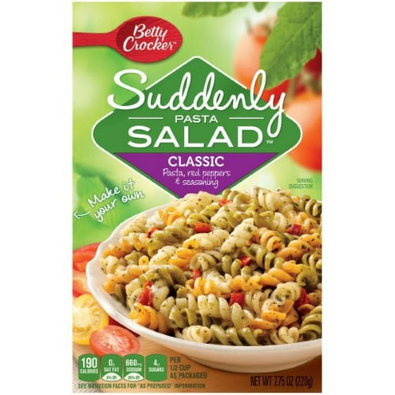 Betty Crocker Suddenly Salad Classic Pasta Kit 7.75 Oz