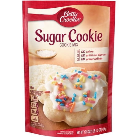 Betty Crocker Sugar Cookie Mix 17.5 oz (Pack of 6)