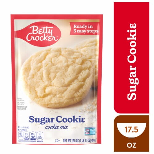 Betty Crocker Sugar Cookies, Cookie Baking Mix Easter Treats 17.5 oz - Pack of 2