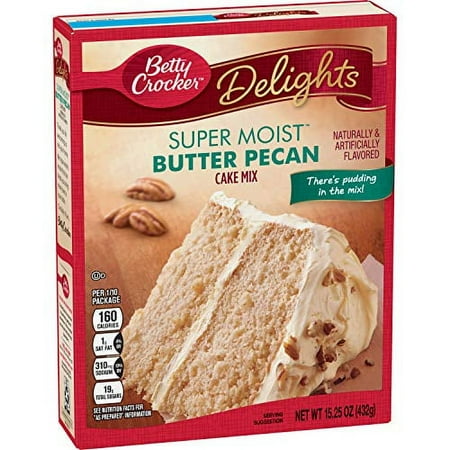 Betty Crocker Super Moist Cake Mix Butter Pecan, 15.25 oz