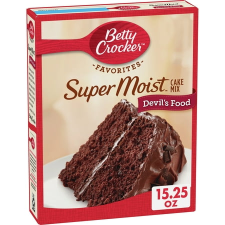 Betty Crocker Super Moist Devil's Food Cake Mix, 15.25 oz
