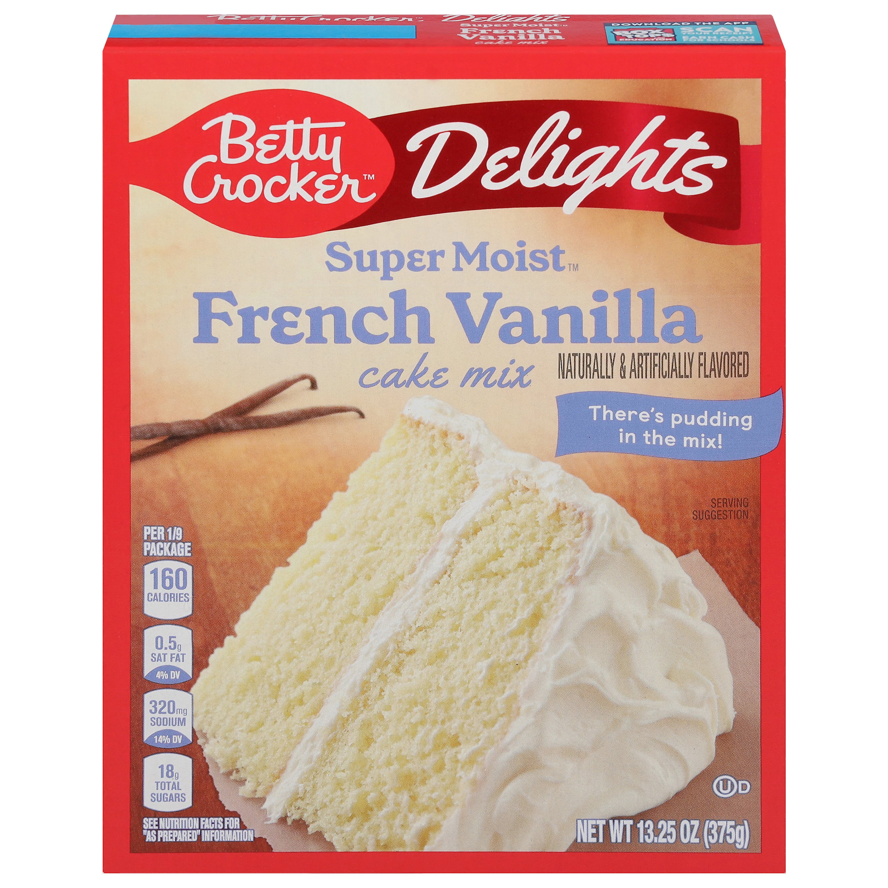 Betty Crocker Super Moist French Vanilla Cake Mix - 13.25 oz