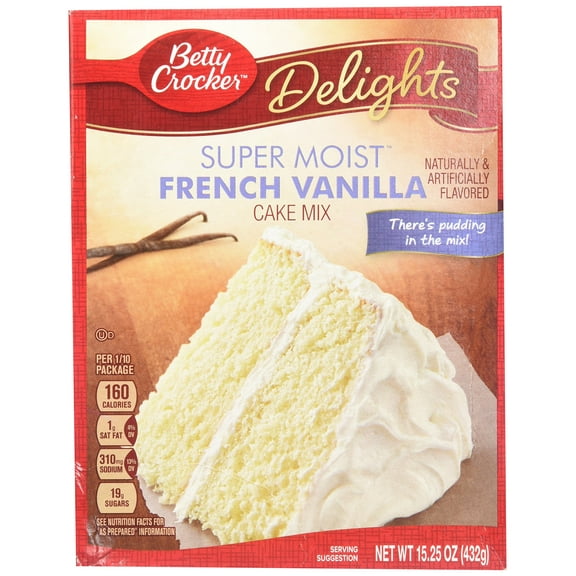 Betty Crocker Super Moist French Vanilla Cake Mix - 15.25 Oz
