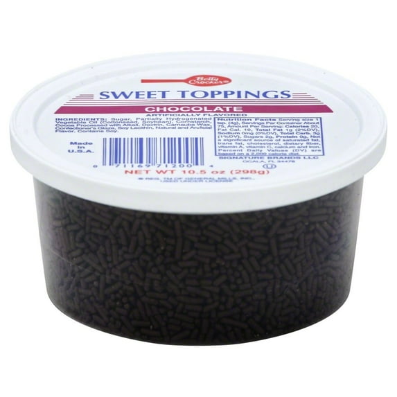 Betty Crocker Sweet Toppings - Chocolate Sprinkle - 10.5 oz
