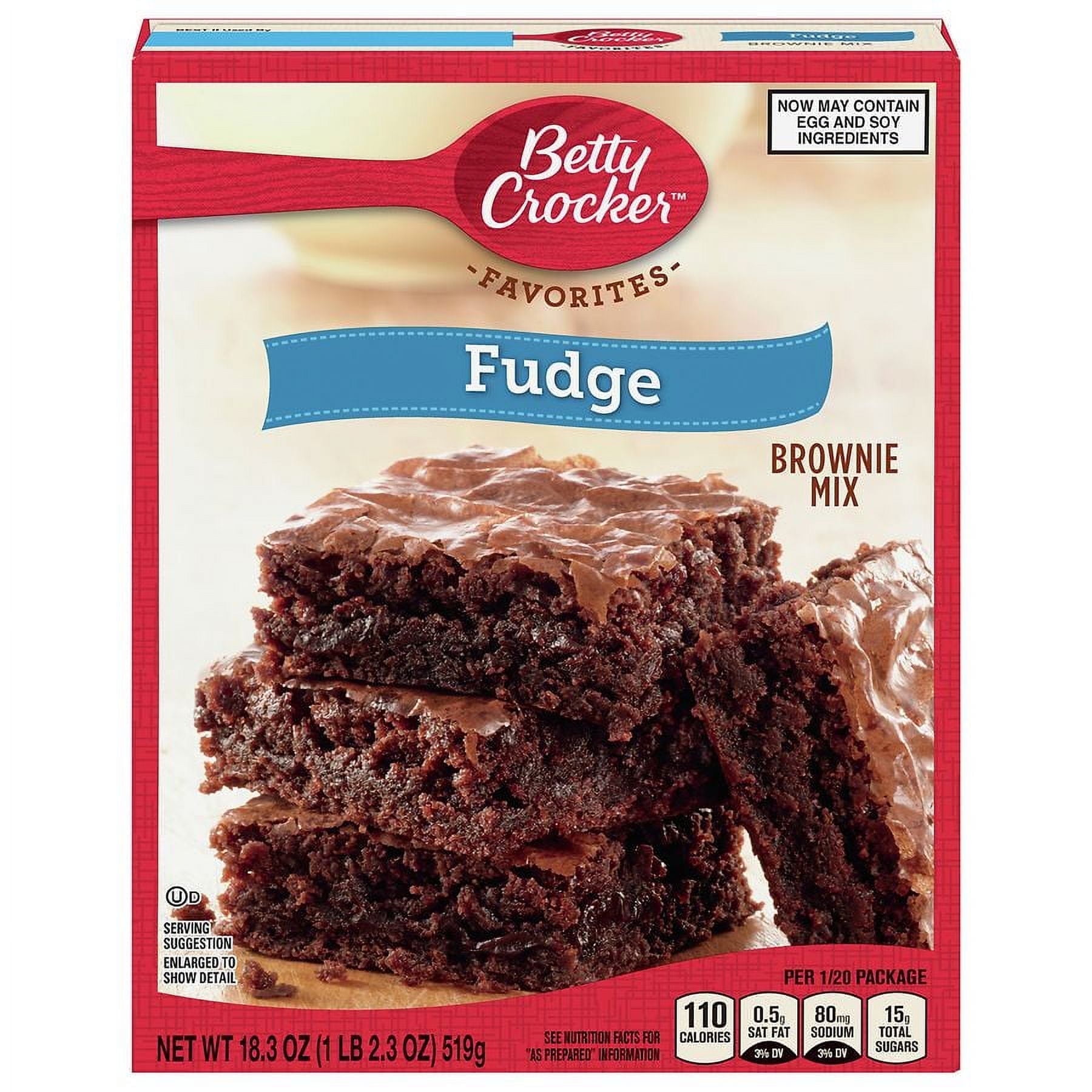 Betty Crocker Traditional Chewy Fudge Brownie Family Size Mix 18.3 Ounces