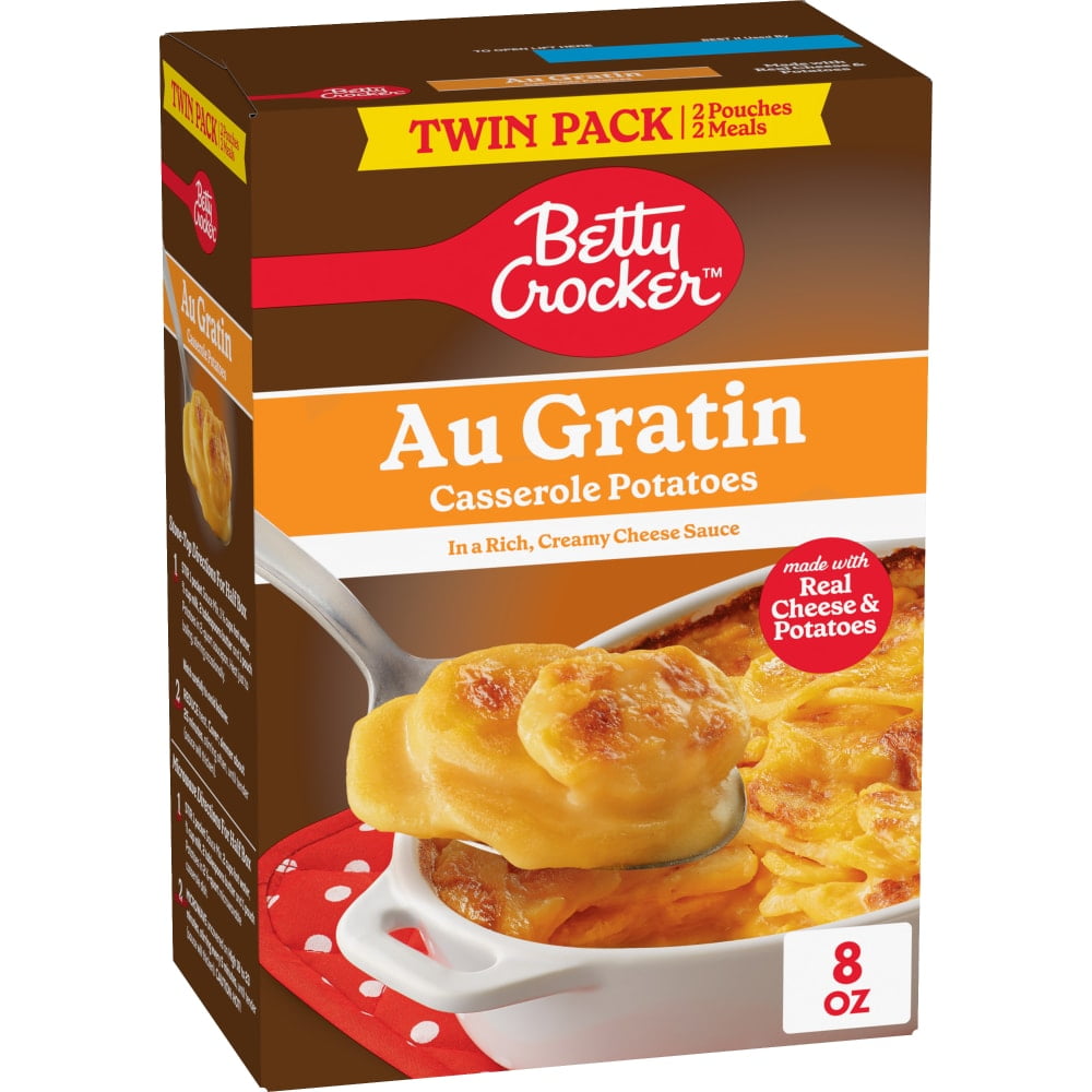 Betty Crocker Twin Pack Au Gratin Casserole Potatoes, 2 ct, 4 oz