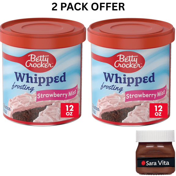 Betty Crocker Whipped Strawberry Mist Frosting, Gluten Free, 12 oz