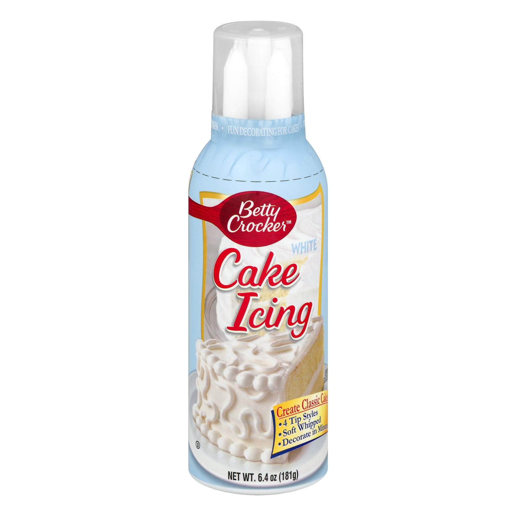 Betty Crocker White Decorating Cake Icing, 6.4 oz - Walmart.com