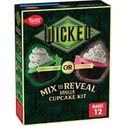 Betty Crocker Wicked Cupcake Kit, Color Changing Baking Kit, Makes 12 Cupcakes, 11.4 oz