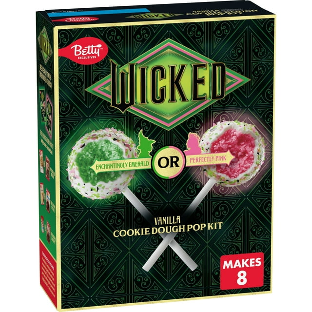 Betty Crocker Wicked Cookie Dough Pop Kit, Color Changing, Makes 8 Pops ...