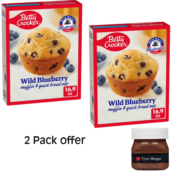 Betty Crocker Wild Blueberry Muffin and Quick Bread Mix, 16.9 oz