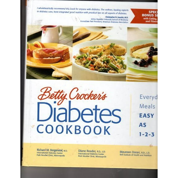Pre-Owned Betty Crocker's Diabetes Cookbook (Hardcover) 1594863164 9781594863165